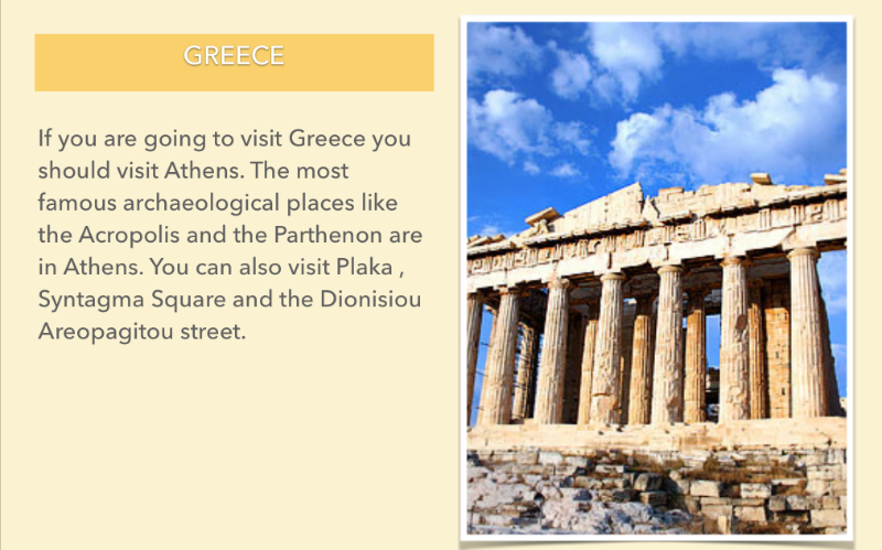 VISITING GREECE...
