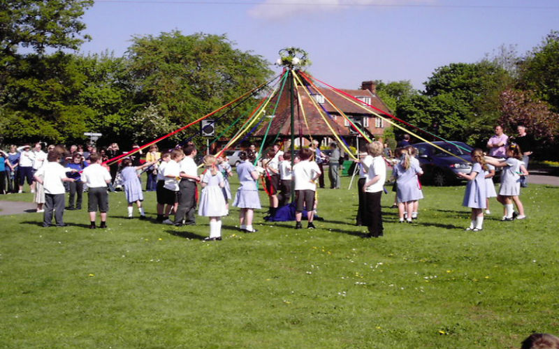 MAY DAY IN ENGLAND