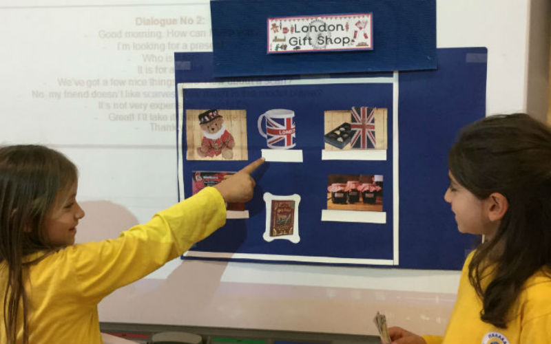A LONDON GIFT SHOP IN OUR CLASSROOM!