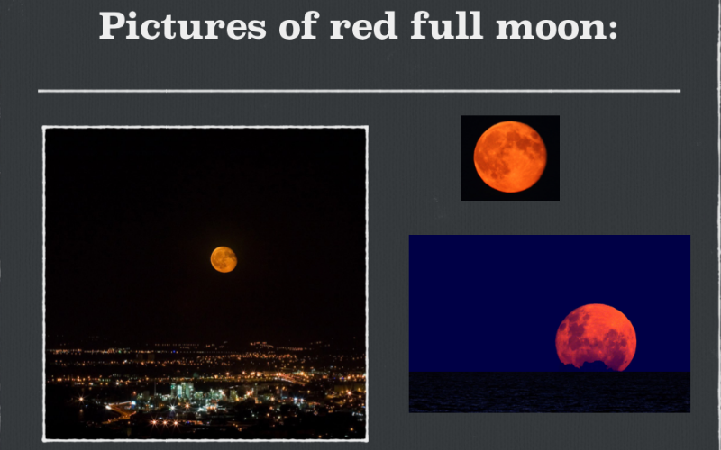 RED FULL MOON