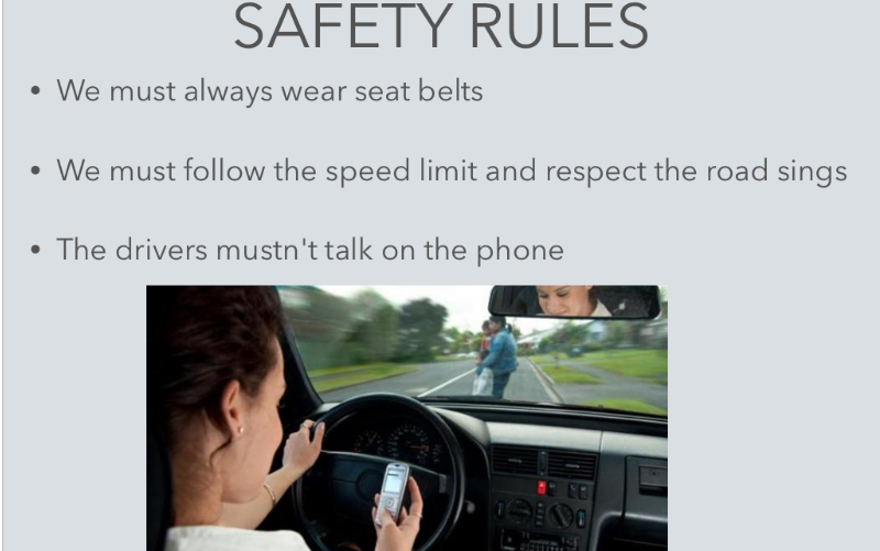SAFETY DRIVING RULES