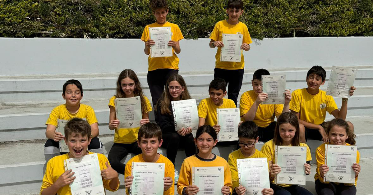 STUDENTS RECEIVED THEIR CAMBRIDGE ENGLISH YOUNG LEARNERS CERTIFICATIONS
