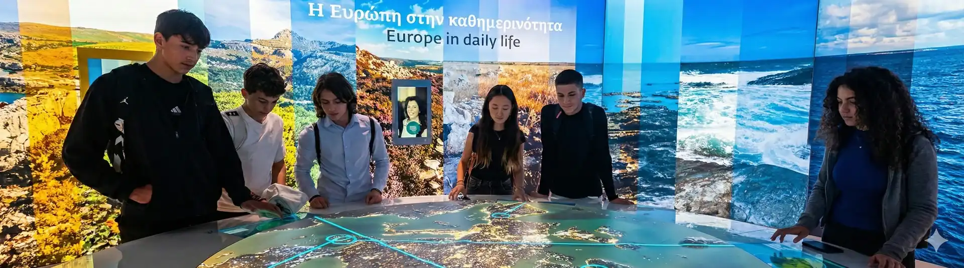 Lyceum students in focused classroom study